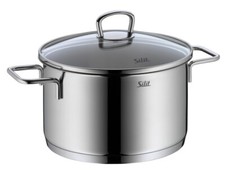 Silit Alicante Fleischtopf Ø20 cm Edelstahl Rostfrei Induktion Kochtopf 3,3Liter