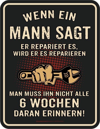 Kühlschrankmagnet schild wenn - kühlschrankmagnet-schild,