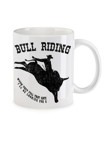 Bull riding kaffeetasse - bull,