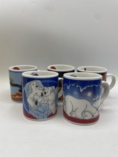 5x Coca Cola Espressotassen Tassen Set Mini klein 2002 / 2003 Sammler