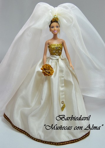 Barbie ooak novia - novia, de