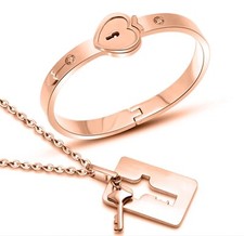 SCHMUCK SET ARMBAND UND KETTE