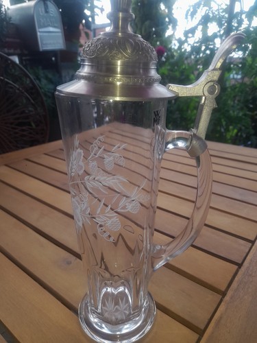 Wmf bierkrug aus glas - bierkrug,