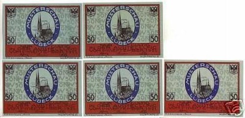 Banknoten notgeld nordische - 5,