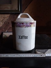 Antike Jugendstil Design Porzellan Vorratsdose für Kaffee - Vintage um 1900