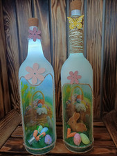 LED Leuchtflasche Ostern