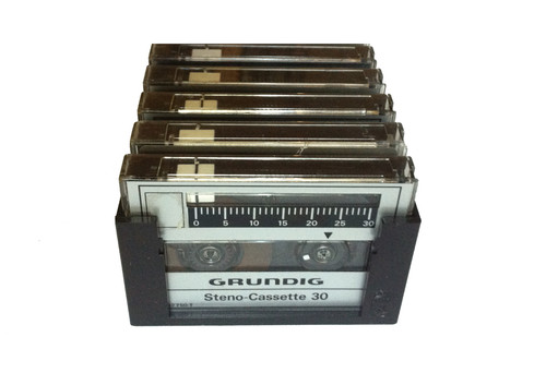 Grundig steno cassetten 30 - 5x,