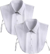 Krageneinsatz Damen, 2 Stücke