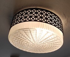 # Vintage 60er/70er Jahre * Deckenleuchte / Wandleuchte 04 * mit Metallring