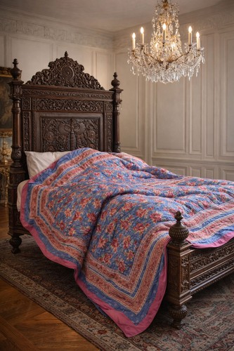 Quilt cottage garden 140x200 - cottage,