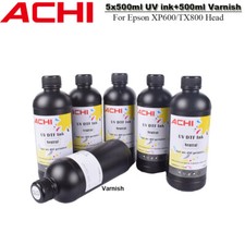 Achi 5x500ml ink - uv, for