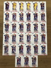 33 offizielle Autogrammkarten *PARIS ST. GERMAIN* 21/22 2021/2022 AK-Satz Messi