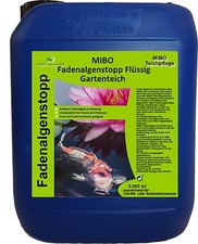 (6,58 €/L)MIBO Fadenalgenvernichter Flüssig 5 Liter Fadenalgen Stopp Gartenteich