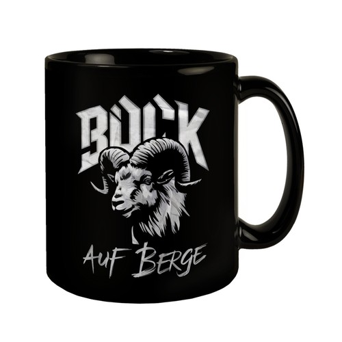 Widderkopf bock auf berge - -,