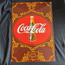 Seltenes COCA-COLA Emaille S