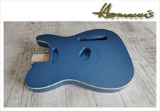 Tele Erle Body, Finish Lake Placid Blue, Cream Double Bindings, Gewicht 2,27 Kg