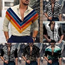 Herren Shirt Tops Mode Party