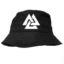 Mütze Anglerhut Wikinger WOTANSKNOTEN bucket hat Fischerhut in 2 Größen Germanen