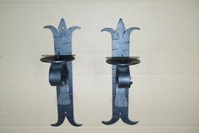 2 Schmiedeeisen  Wandlampe