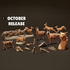 Afrika Tier Figuren II 1:35 Miniaturen unbemalt 1/35 Savanne Diorama Modellbau