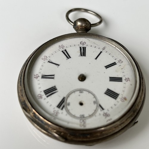 Antike 800 silber taschenuhr - 0,800,