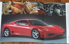 c 1999 Ferrari 360 Modena Prospekt brochure n 456 512 308 348