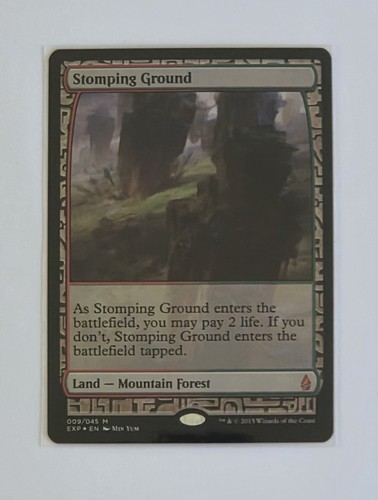 Stomping ground foil mtg - ground,