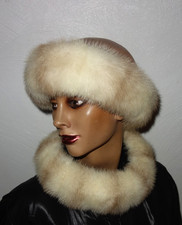 Saga mink nerz pelz stirnband - mink,