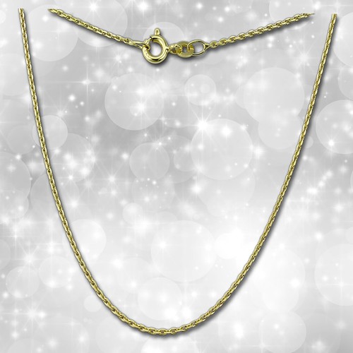 Collier halskette 42cm damen - halskette,