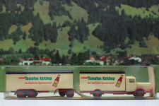 Wiking 1:87 88627 Koffer-Lastzug Büssing 8000 Kraft Ketchup in Ovp Nr.5157