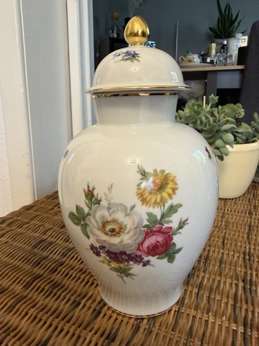 Fürstenberg deckelvase bunte - fürstenberg,