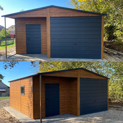 Blechgarage 5x6 carport - 5x6, m