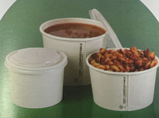 # 16 Unzen Weiß Kompostierbar