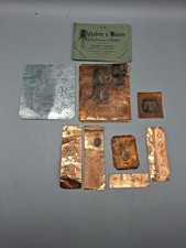 Alte Kupfer Schablonen