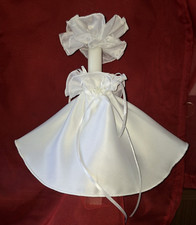 Kerzenrock  Tropfschutz weiß Kommunionkleid Anzug Taufe Kommunion Kerzentuch