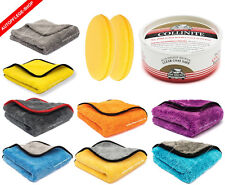 Collinite Double Coat 476s Carnauba Auto Wachs +2 Pads + Microfasertuch Auswahl