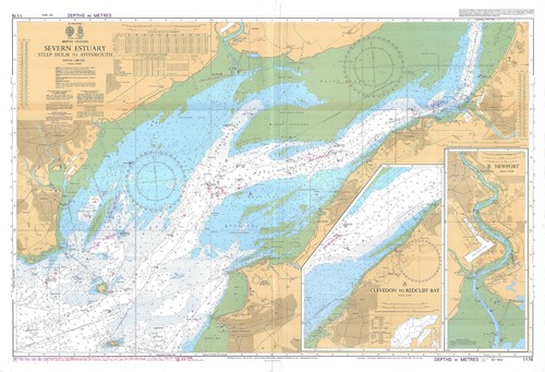 1176 severn estuary steep holm - severn,
