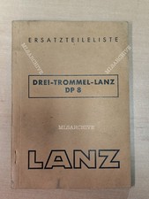 Lanz Drei Trommel Lanz DP8 Dreschmaschine Ersatzteilliste MK10