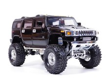 HUMMER H2 noir 4x4 surélevé