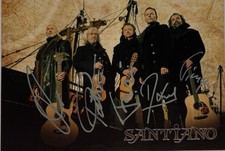 SANTIANO 5x signiert Karte Musik Unterschrift Signatur Autogramm signed