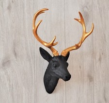 Wanddeko Hirschkopf, veredelt