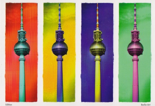 Neue art postkarte aus berlin - aus,