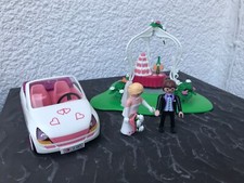 Playmobil 6871 Hochzeitspavillon mit Brautpaar +Auto+Torte+Flasche+Gläser gebr.