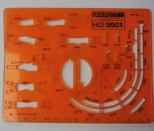 Fleischmann H0 9901  Gleisplan-Planungsschablone