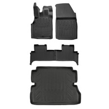 Gummimatten + Kofferraumwanne SET für Renault Grand Scenic 3 2010-2016 7 Sitzer