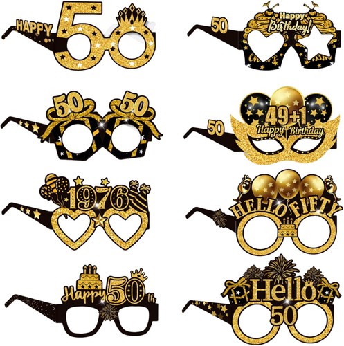 8stk geburtstag party brille - geburtstag,