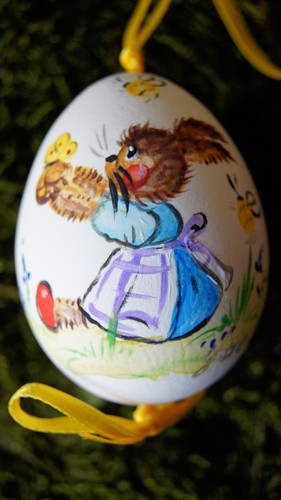 Osterei ostern hasenmädchen - osterei,, ostern,