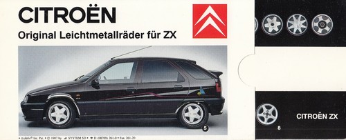 Citroen felgen räder - zx,