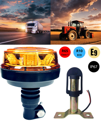 Led rundumleuchte mit 4 - ,
