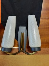 Hübsches Mid-Century Tütenlampe Wandleuchte, 2 flammig Vintage 60s, VINTAGE 